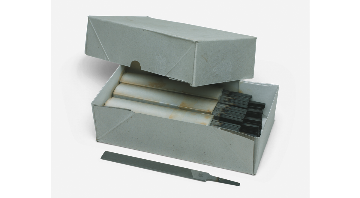 Flatfil 6", 100 st/förpackning 